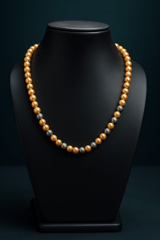 Signature Necklace     The Power of Pyrite & Swarovski Elegance